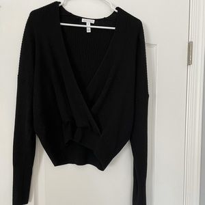 Leith Surplice Sweater Top